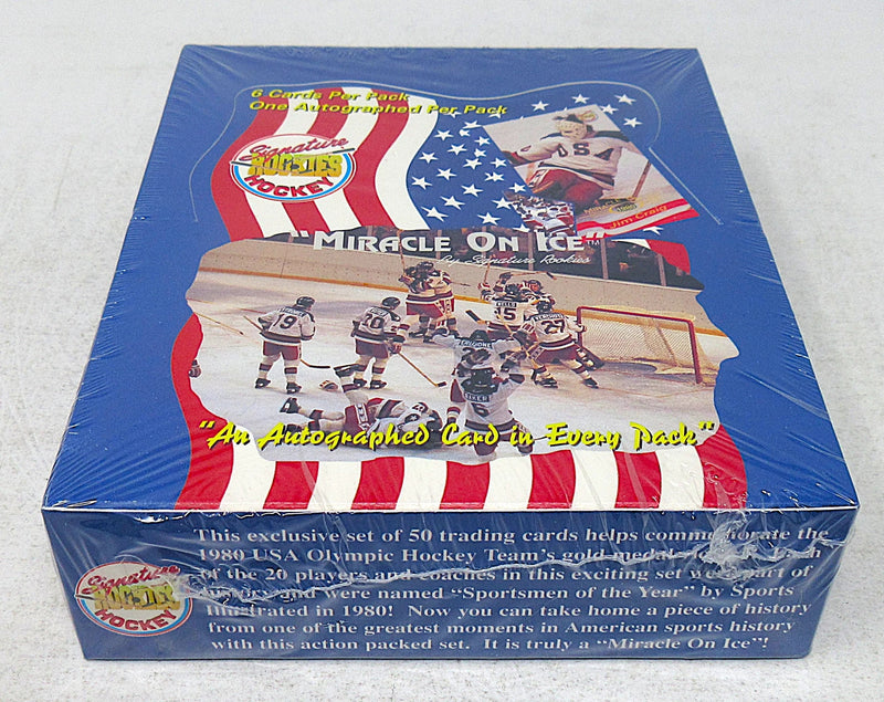 1995 Signature Rookies Miracle on Ice Hockey Box (36/6)-3