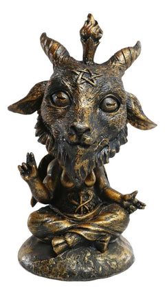 Sabbatic Goat Of Mendes Samael Lilith Baphomet Bobblehead Figurine-5