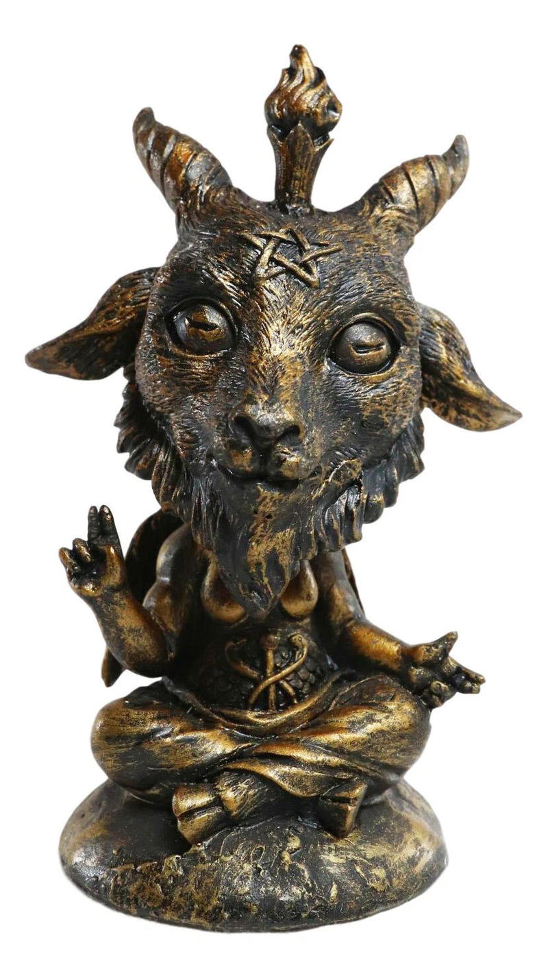 Sabbatic Goat Of Mendes Samael Lilith Baphomet Bobblehead Figurine-5