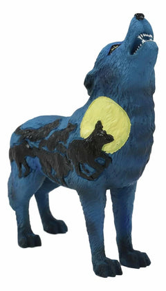 Alpha Wolf Spirit Collection Howling Cries Of The Full Moon Night Statue Decor-5