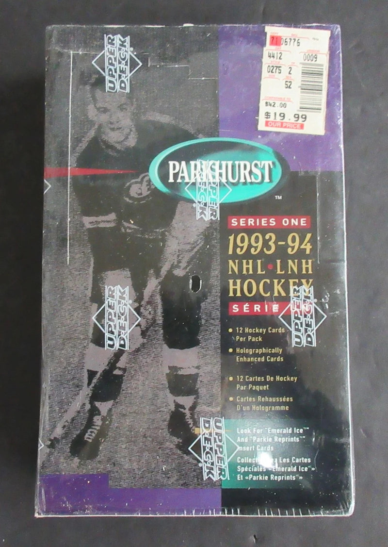 1993/94 Upper Deck Parkhurst Hockey Series 1 Box (Bi-Lingual) (36/12)-1