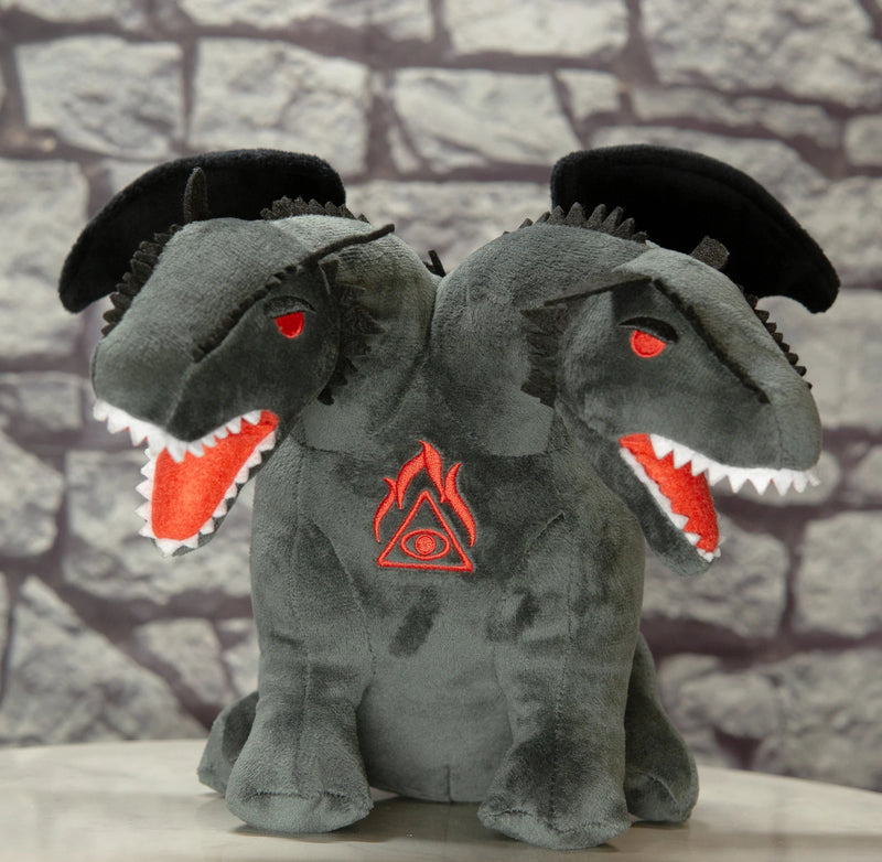 Hercules Second Labor Greek Hydra 2 Headed Dragon Luxe Soft Plush Toy 14"W-1
