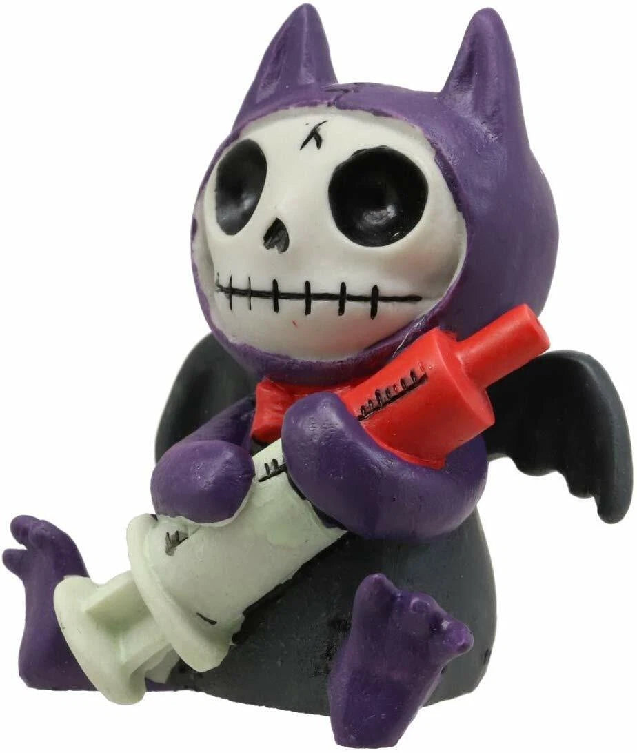 2.5" Tall Furrybones Flappy Vampire Bat Doctor Collectible Figurine-4