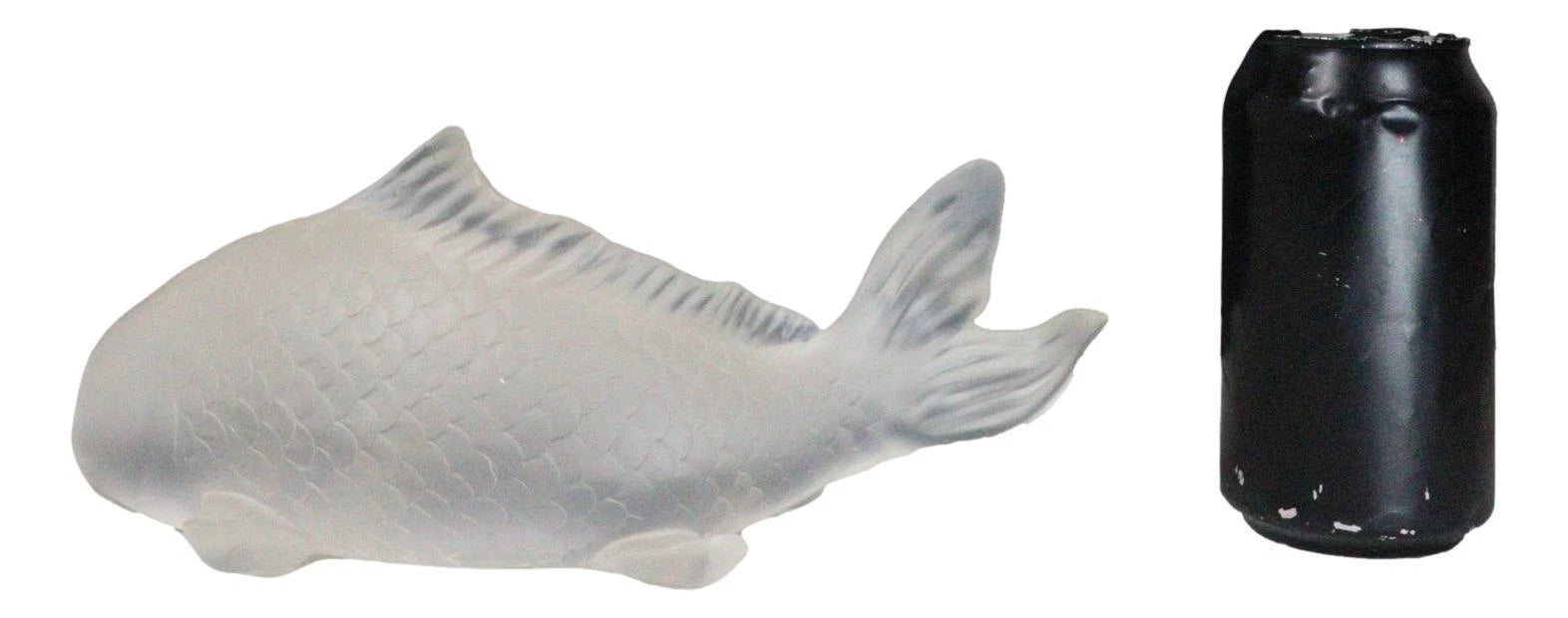 Feng Shui Auspicious Romantic Love Pond Koi Fish Frosted Acrylic Figurine-7