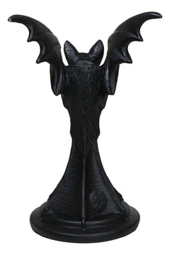 Wicca Gothic Black Gargoyle Vampire Bat Vespertilio Candlestick Holder Figurine-8