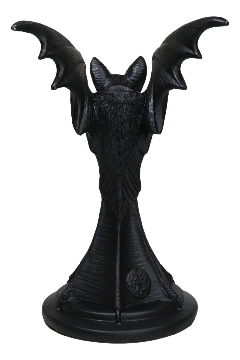 Wicca Gothic Black Gargoyle Vampire Bat Vespertilio Candlestick Holder Figurine-8