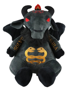 Sabbatic Goat Baphomet With Caduceus Serpents Luxe Soft Plush Toy-8