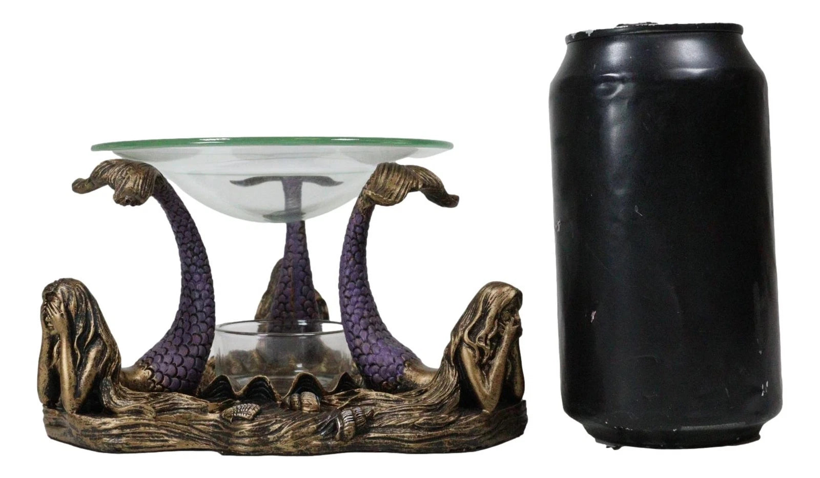 See Hear Speak No Evil 3 Sirens Mermaids Of The Cove Candle Heat Oil Warmer-5