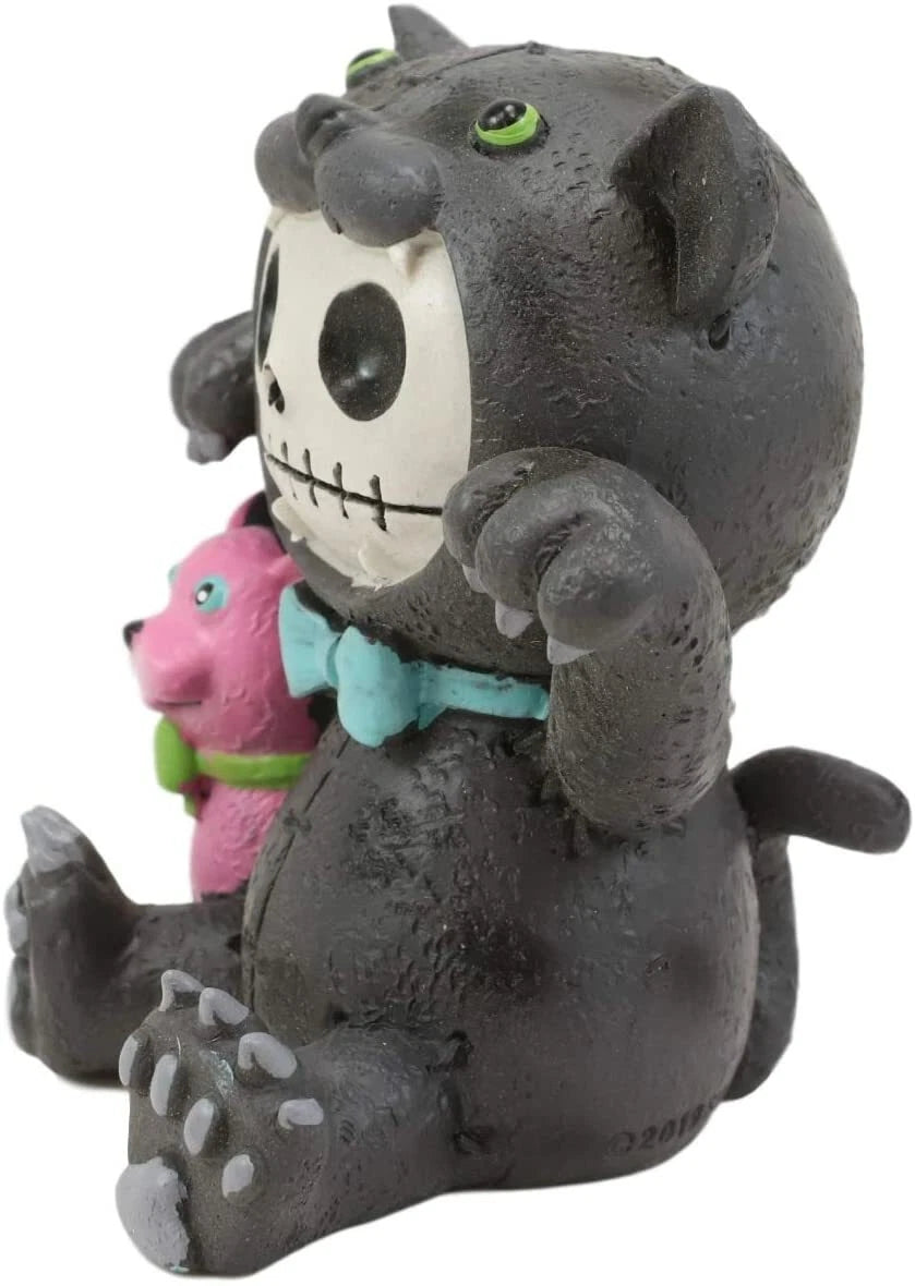 Larger Furry Bones Bagheera & Pink Panther Skeleton Figurine 3.5" Tall-5