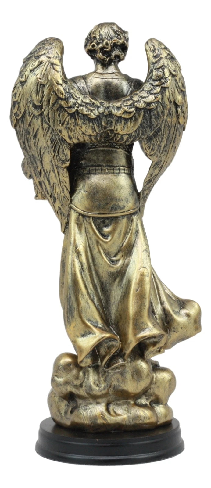 Estatua del Arcángel San Barachiel de la Iglesia Católica Bizantina, 8" de alto, Provisión de Dios-8