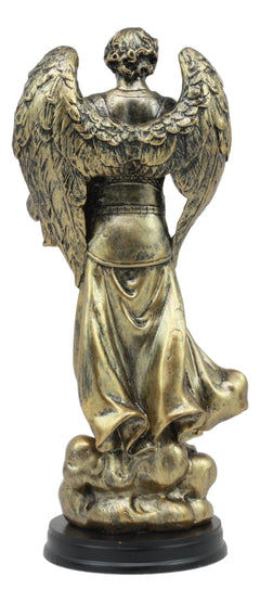 Estatua del Arcángel San Barachiel de la Iglesia Católica Bizantina, 8" de alto, Provisión de Dios-8