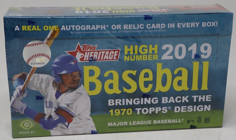 2019 Topps Heritage High Number Baseball Box (Hobby) (24/9)-1