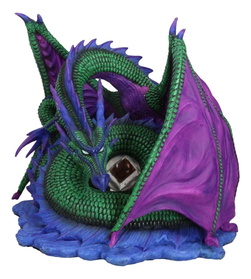 Myths And Legends Nephtali Water Elemental Iridescent Aqueon Dragon Figurine-7