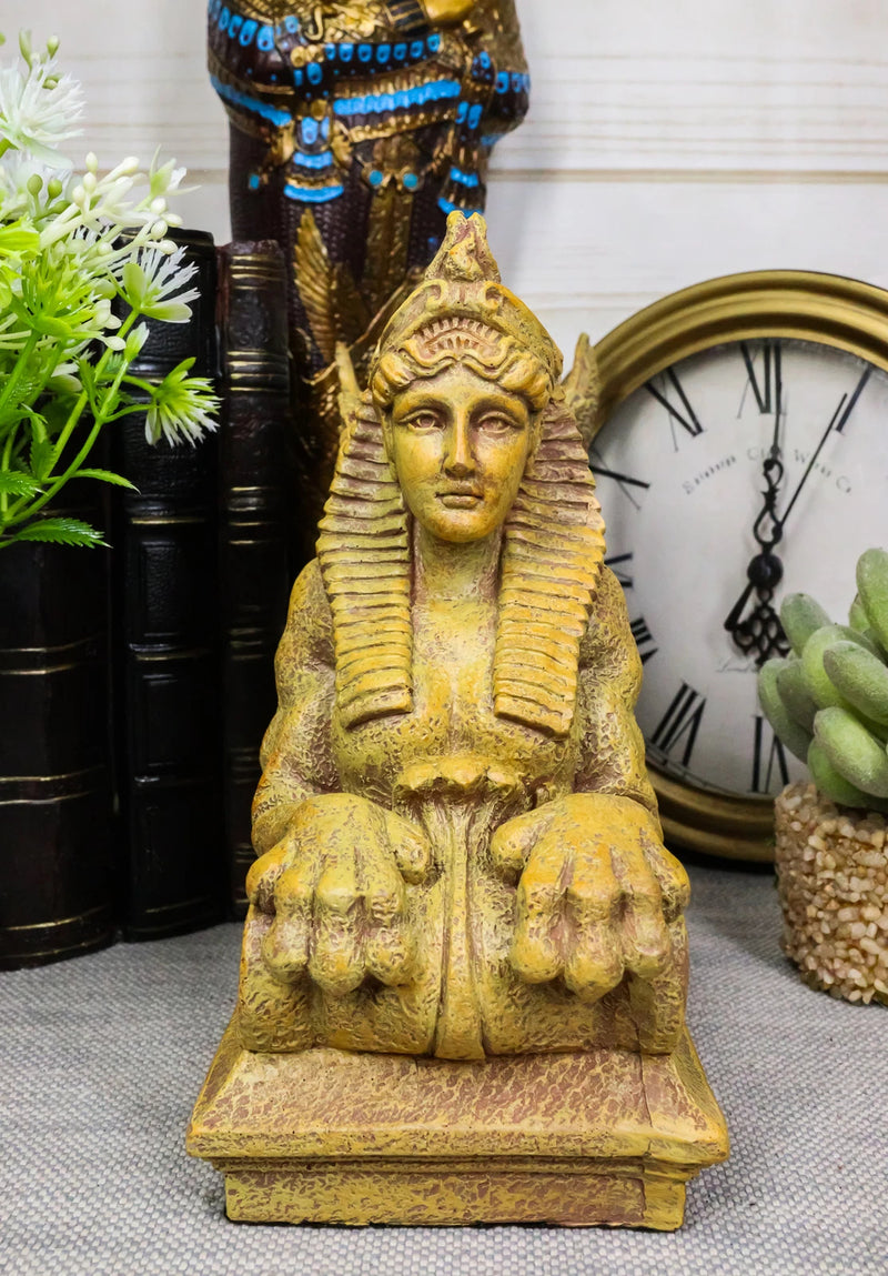 Ancient Egyptian Gods & Pharaohs Sphinx Lioness Guardian Figurine Egyptian Deity-2