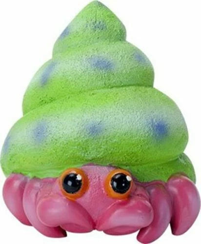 Hermie The Hermit Crab Figurine Small 2 Inch Tall Statue Sea Creature Coll