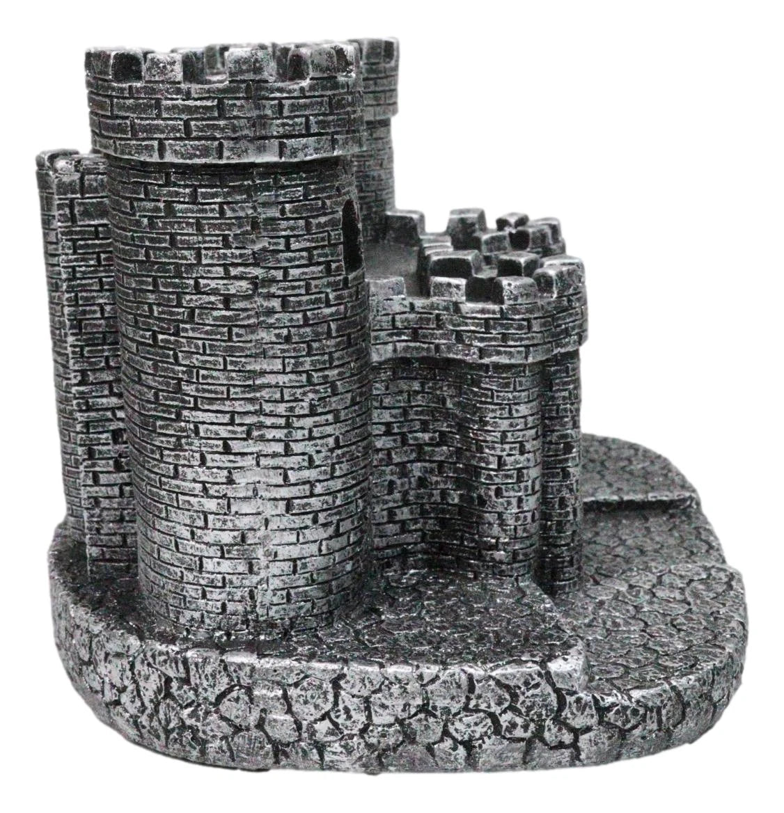 Gothic Medieval Windsor Stonewall Castle Fortress Miniature Display Stand 5"H-10