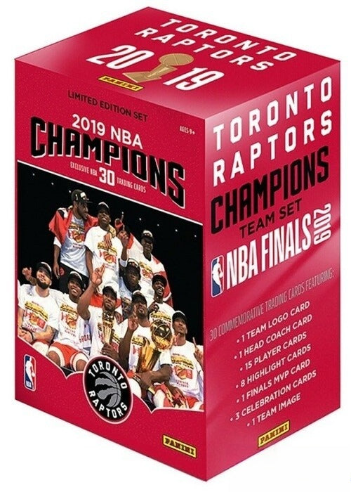 2019 Panini Toronto Raptors NBA Champions Factory Sealed Box Set-Kawhi Leonard!
