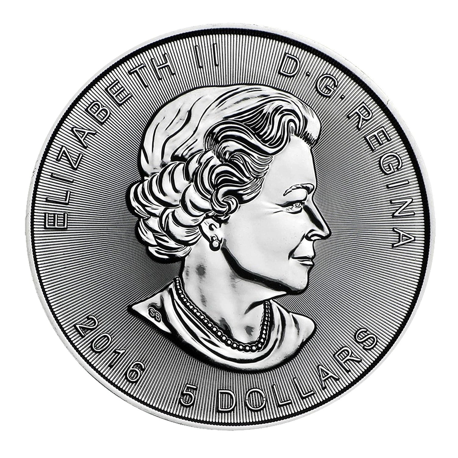 Diseño de Superman de la BU de la hoja de arce canadiense de $5 de 2016-2