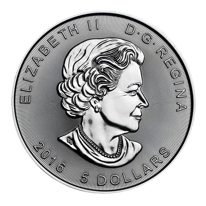 Diseño de Superman de la BU de la hoja de arce canadiense de $5 de 2016-2