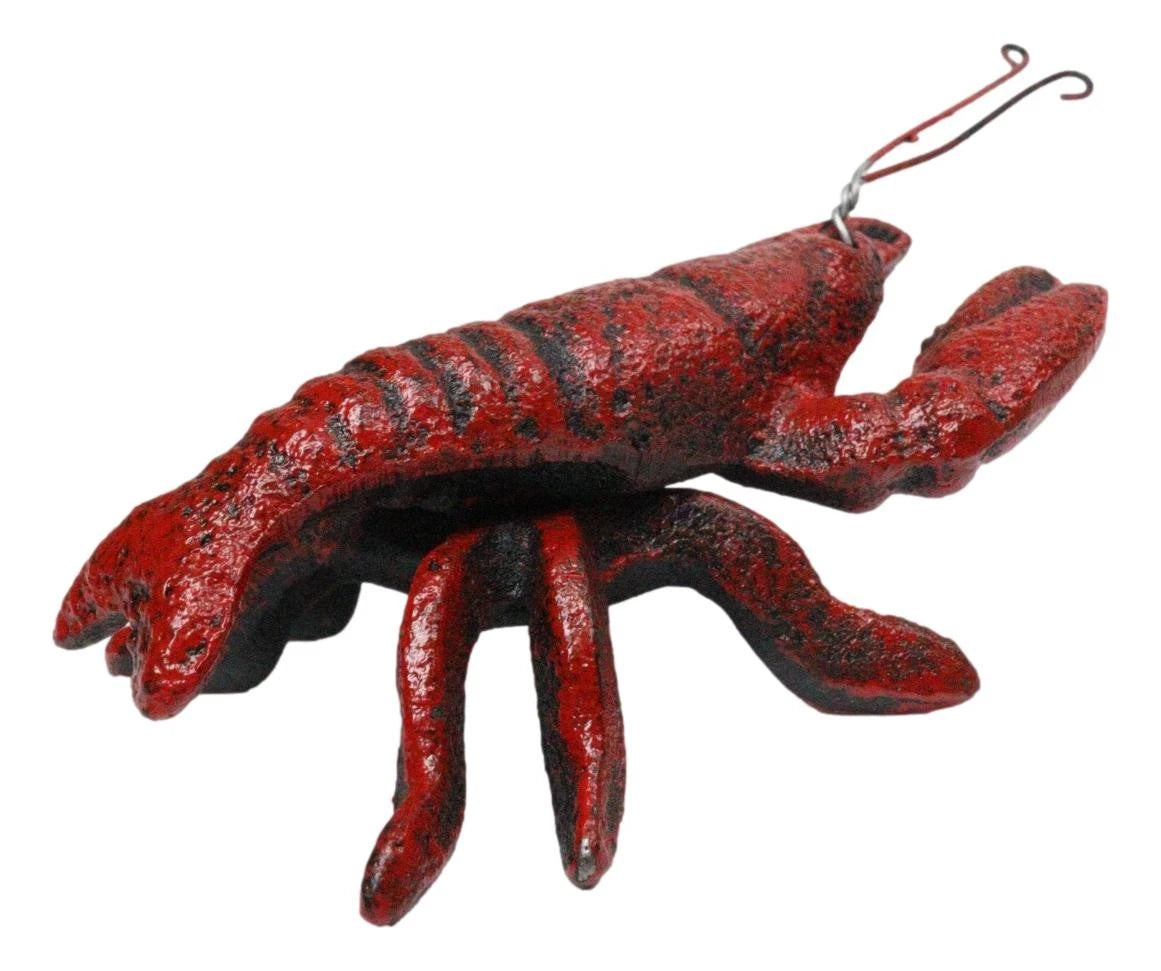Pack Of 4 Cast Iron Nautical Cajun Creole Mini Baby Lobster Decorative Figurines-9