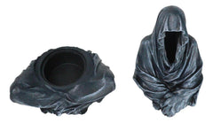Reaper of Souls Grim Reaper In Hooded Cloak Backflow Incense Cone Burner Statue-3