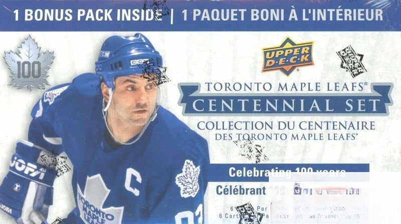 2017 Upper Deck Toronto Maple Leafs Centennial Hockey Factory Sealed Blaster Box-1
