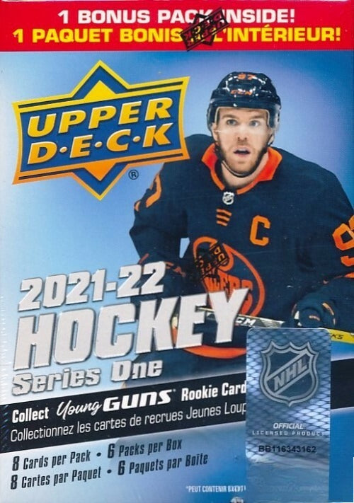2021/22 Upper Deck Series 1 Hockey HUGE Factory Sealed Blaster Box-YOUNG GUN RC-2