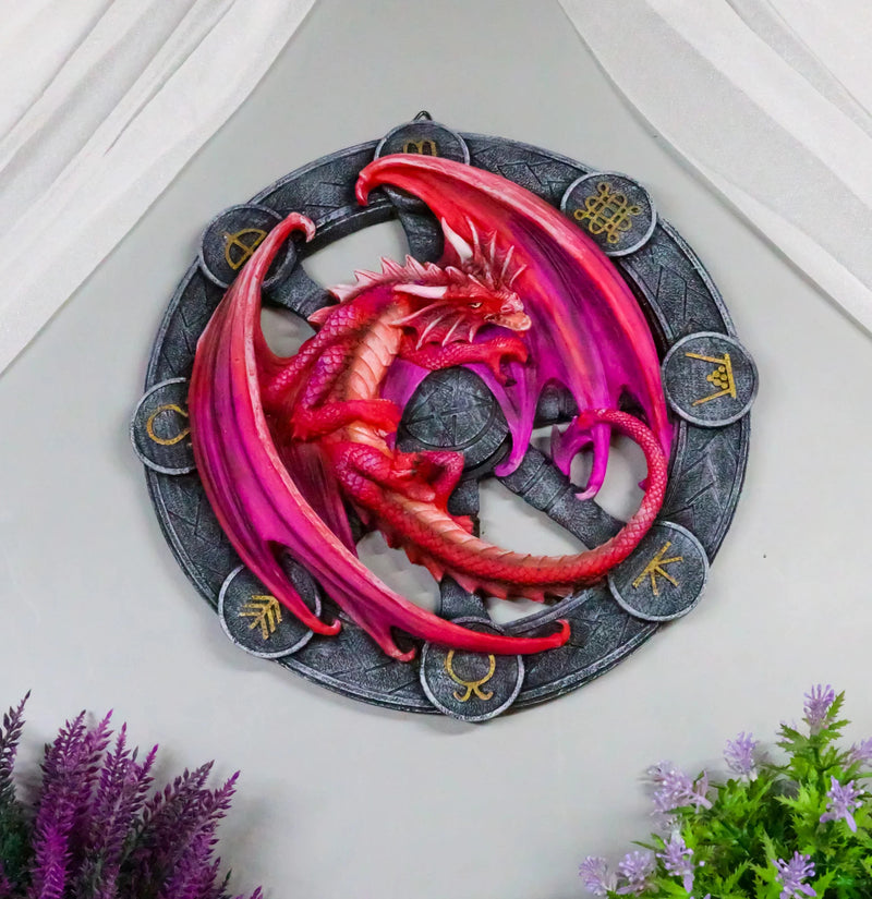 Lammas Drake Harvest Season Wheel of The Year Sabbats Of The Dragon Wall Decor-1