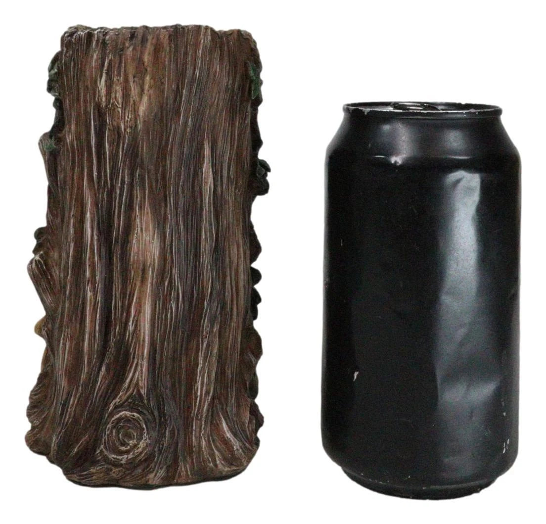 Forest Celtic Greenman Tree Ent With Fungi Pillar Backflow Incense Cone Burner-6