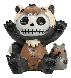 Furry Bones Hugh The Skunk Bear Wolverine Voodoo Skeleton Figurine Collectible-7
