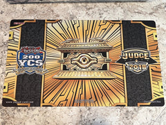Yugioh Official Konami 200th YCS Judge 2018 Gold Sarcophagus Playmat New-1