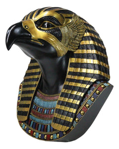 Ancient Egyptian Deity Horus God Of The Sky Bust Wall Plaque Sculpture 12.25"H-8