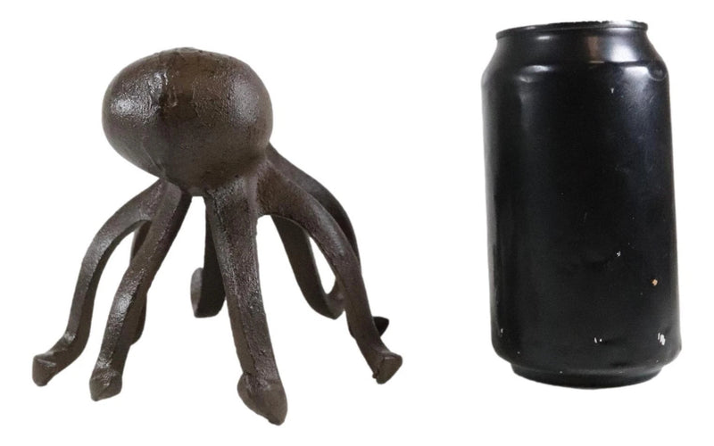 Cast Iron Nautical Giant Sea Octopus Standing Decorative Paperweight Figurine-8