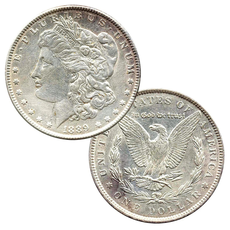 Dólar Morgan de plata al 90 % anterior a 1921 (1878-1904) Extra fino-1