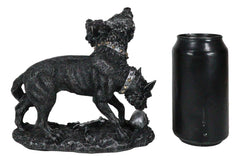 Figura de Cerbero, guardián de la hidra de tres cabezas, perro de Hades, perro guardián de la mitología griega-8