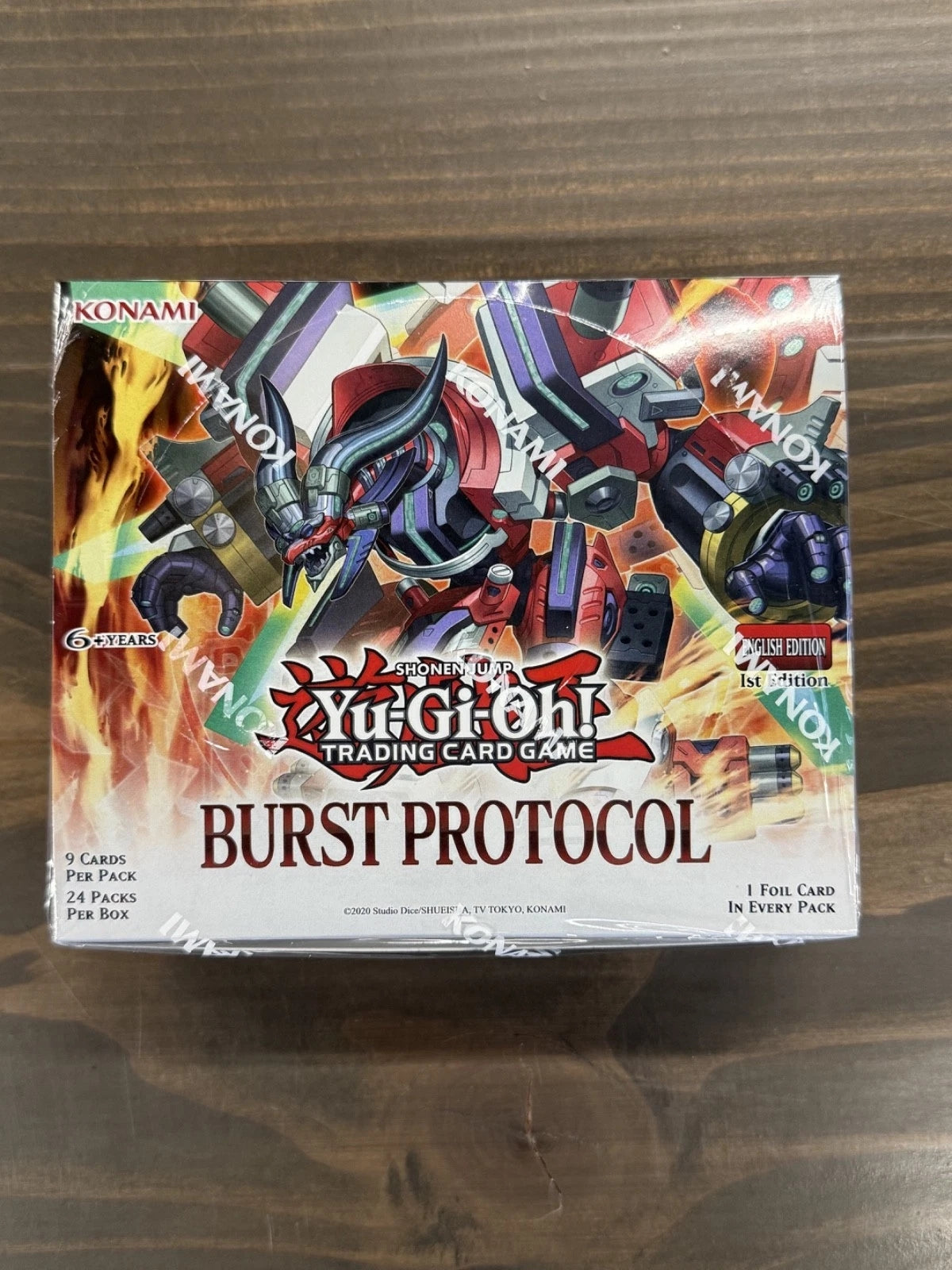Yugioh Burst Protocol Booster Box 1st Edition Factory Sealed-1
