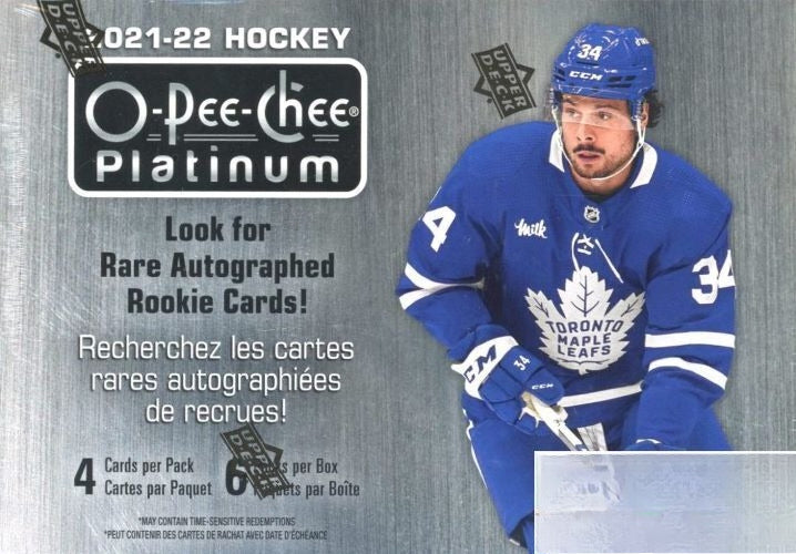2021/22 OPC PLATINUM Hockey EXCLUSIVE Factory Sealed Blaster Box! In Stock!-1