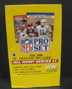 1990 Pro Set Football Series 2 Box-1