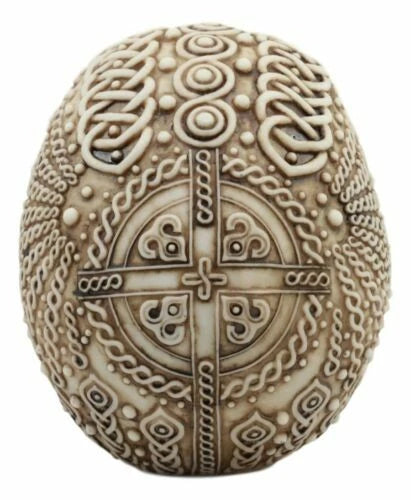 Celtic Knotwork Bloodlust Vampire Skull Ashtray Statue 7.5"L-8