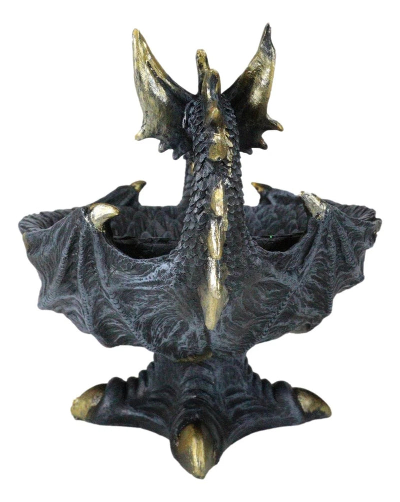 Figura decorativa de popurrí con forma de frutero de Dragones Dobles, 30 cm de ancho-8