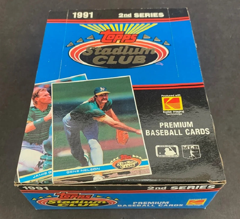 1991 Topps Stadium Club Baseball Series 2 Box (36/12)-1