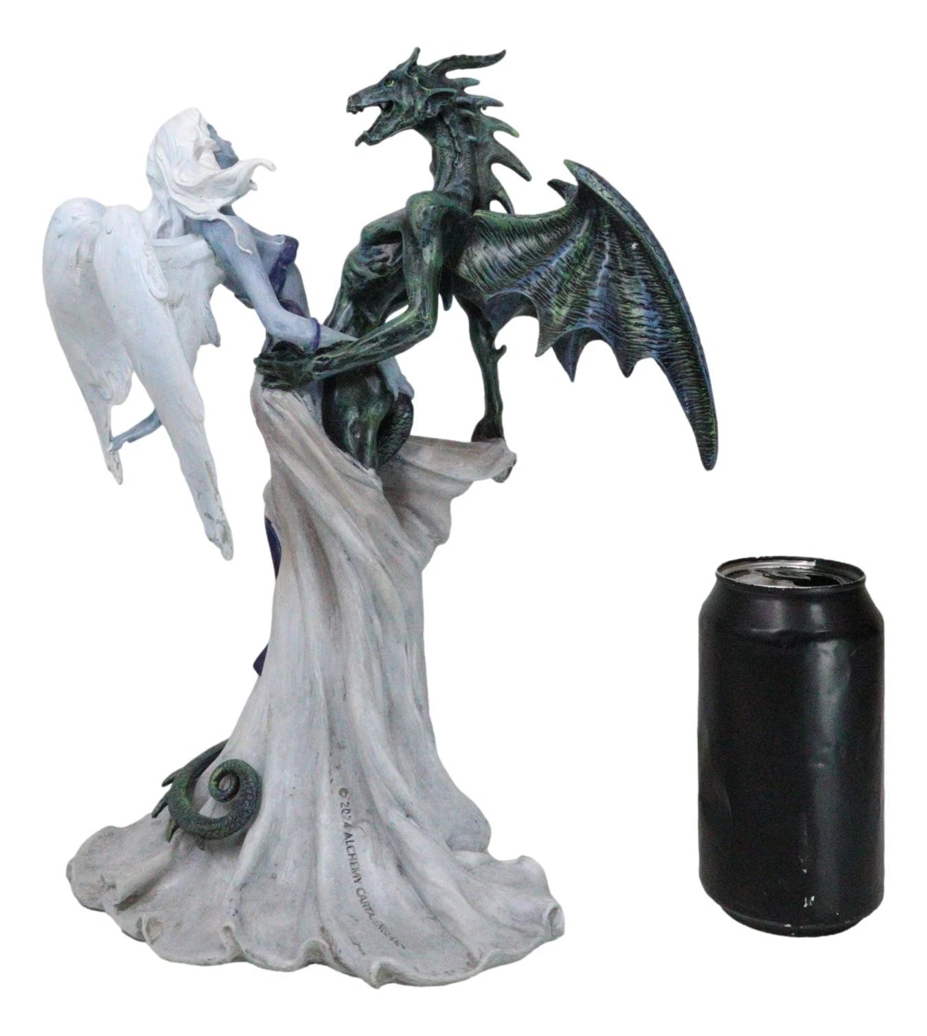 The Dark Chemical Wedding Union of Night Dragon and Morning Angel Figurine-10