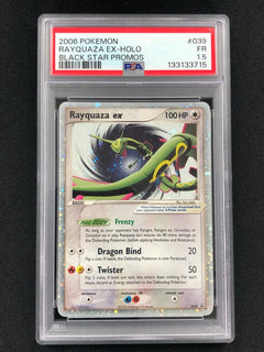 Pokemon 2006 Rayquaza EX Holo Black Star 039 PSA 1.5-1