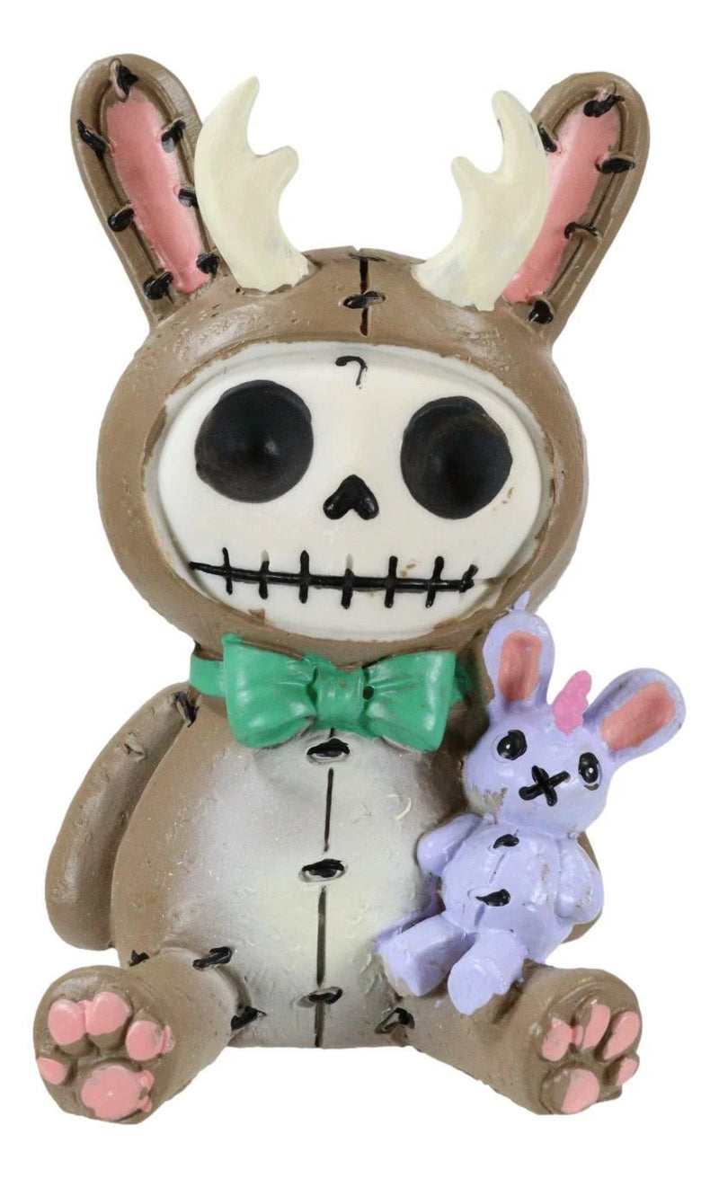 Furrybones Bun Bun Lope Christmas Jackalope With Unicorn Skeleton Figurine-8