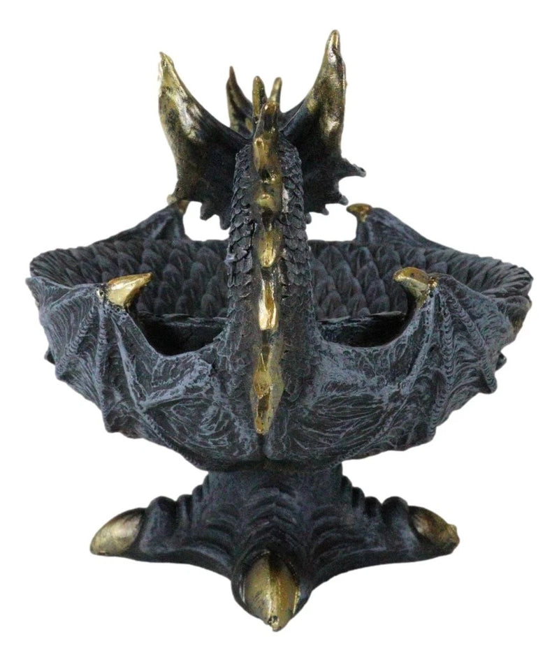 Figura decorativa de popurrí con forma de frutero de Dragones Dobles, 30 cm de ancho-9