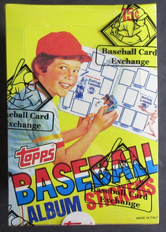 1981 Topps Baseball Unopened Album Stickers Box (FASC)-1