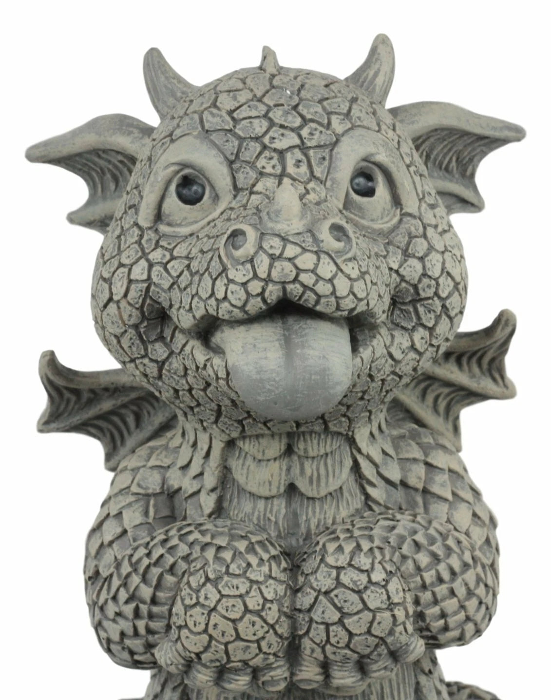 Whimsical Garden Dragon Begging For Attention Statue 10.25" H Baby Dragon-6