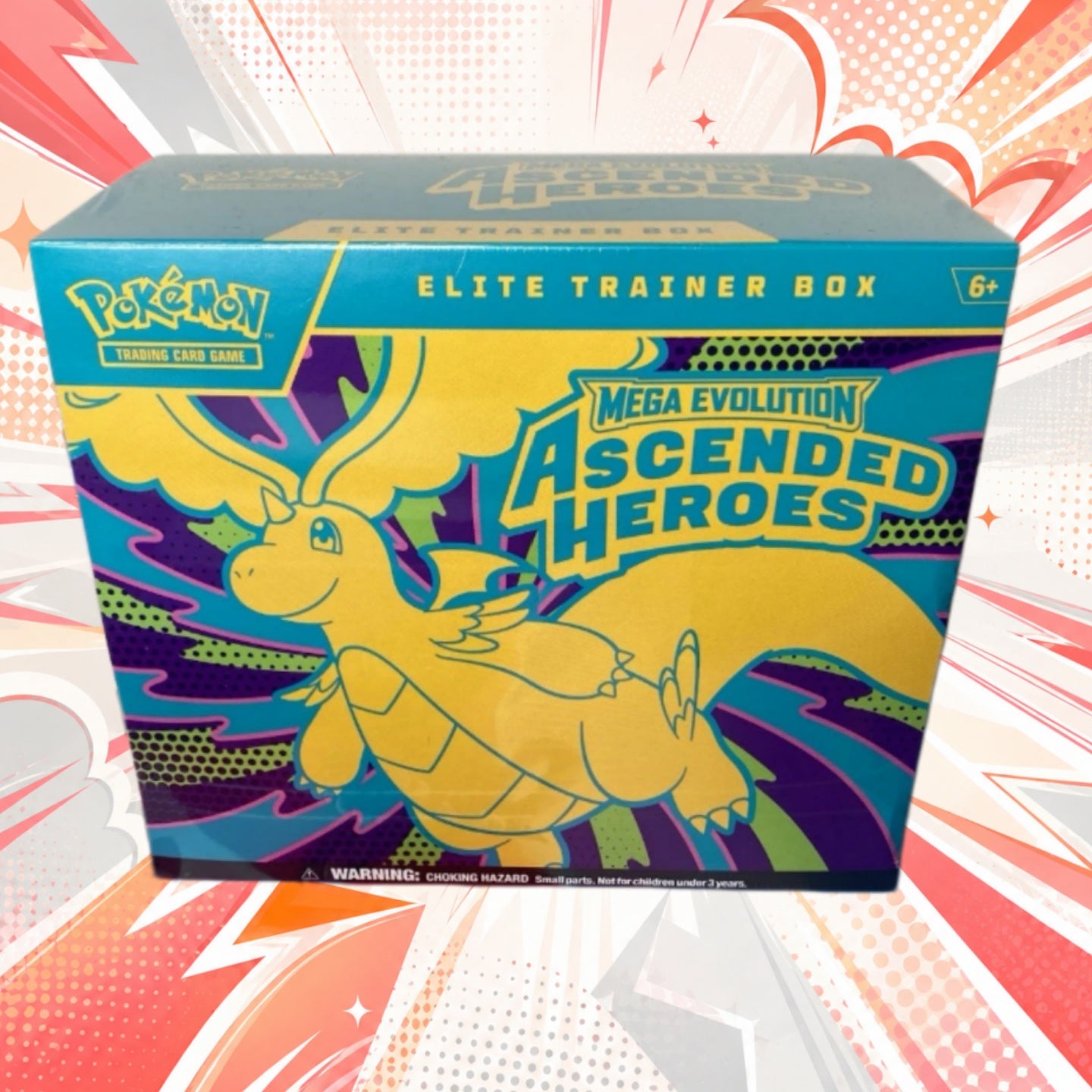 Pokémon TCG Mega Evolution Ascended Heroes ME2.5 Elite Trainer Box 9 Booster Packs N's Zekrom Foil Card English Edition Factory Sealed Gift