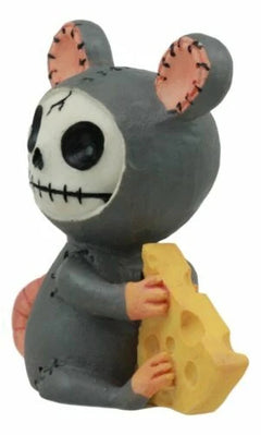 Furry Bones Voodoo Mouse With Muenster Cheese Skeleton Figurine Mice Furrybone-6