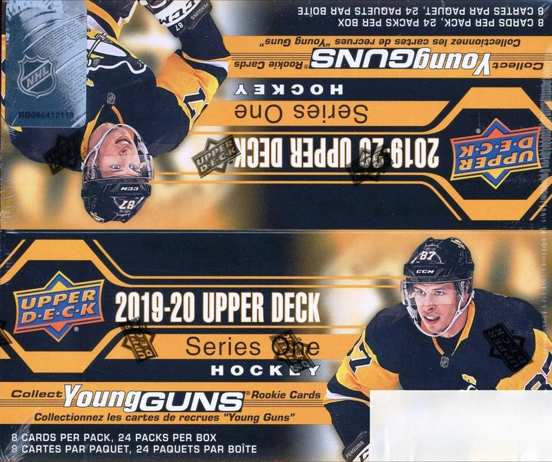 2019/20 Upper Deck Series 1 Hockey Sealed 24 Pack Retail Box-6 YOUNG GUNS+JERSEY-1